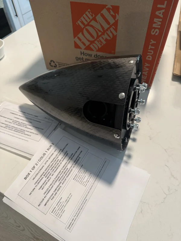 E-PROPS spinner and return paperwork